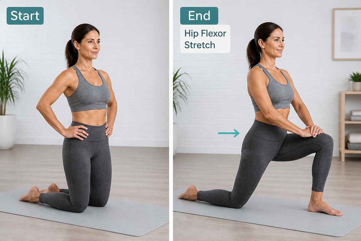 Hip Flexor Stretch demonstration