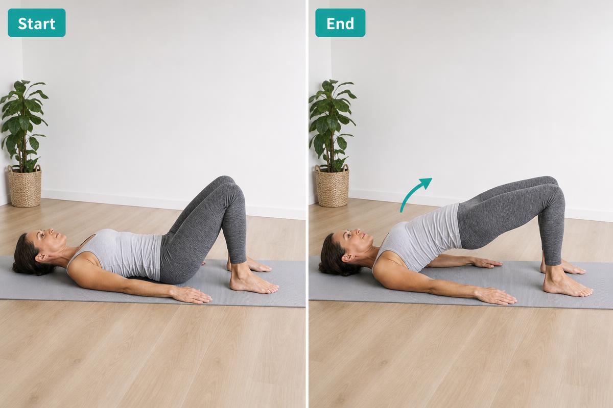 Glute Bridge demonstration